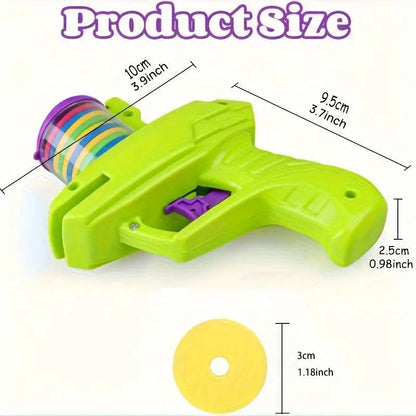 Interactive Cat Toy Launcher - Battery-Free Foam Plate Shooter for Indoor Play - Ideal Pet Supplies for Small Cats and Dogs